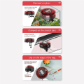 Aquarium Automatic Fish Feeder Automatic Food Dispenser with Rechargeable Feeder with USB Cable LCD Display. 