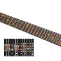 Guitar Fretboard Notes Map Labels Sticker Fingerboard Fret Decals for 6 String Acoustic Electric Guitarra. 