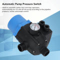 Automatic Pump Pressure Controller with Gauge Water Pump Electronic Control Switch 220-240V O. 