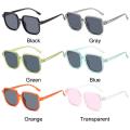 Vintage Fashionable Children's Sunglasses UV Protection Korean Style Baby Shades Square Frame Sun Glasses for Boys and Girls. 