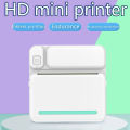 Small Handheld Mini Printer, Portable Self-adhesive Label Printer, Label Sticker, Student Printer, Inkless Printing, 200dpi. 