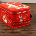 1Pc Vintage Small Storage Tin Metal Candy Box Gift Box Cookie Gift Box Storage Dounp. 