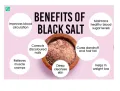 Black Salt Powder 100g Pack Suitable for Daily use. 