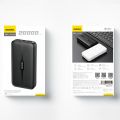 DUDAO K4S Power Bank 10000mAh 37Wh 2 USB A Outputs Type C Micro USB Inputs Black. 