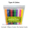 Moulty Linking Math Cubes with Activity Cards Set Number Blocks Counting Toys Snap Linking Cube Math Counters for Kids Learning. 