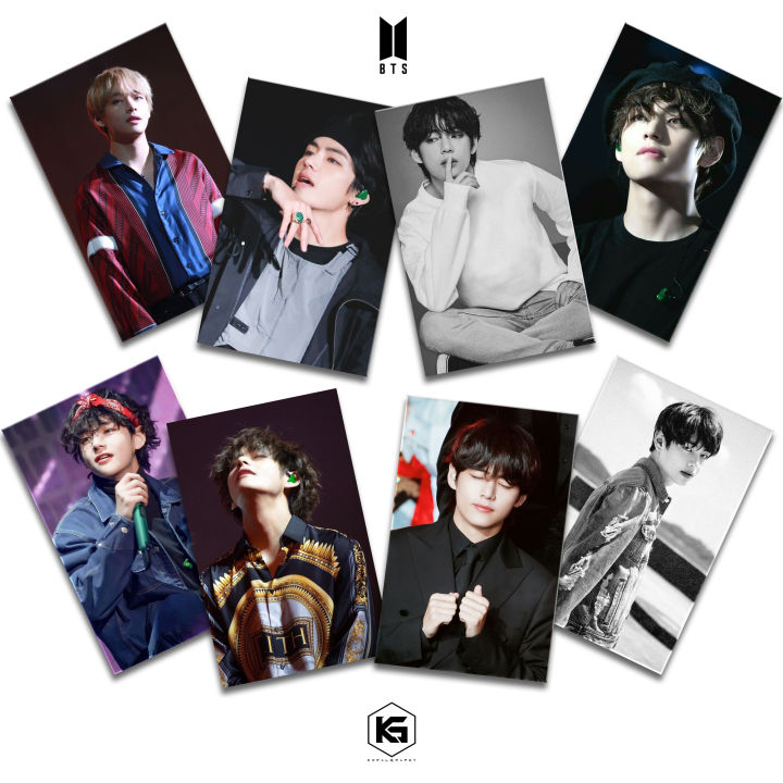 KPOP%20Taehyung%20Photocards%20BTS%20%20V%20Collectible%20Glossy%20LOMO%20Card%20Pack%2032PCS%20-%20Image%202