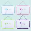 Colorful plastic frame students learning writing white board kids small dry erase whiteboard 30 x 20cm in Daraz Flyer. 