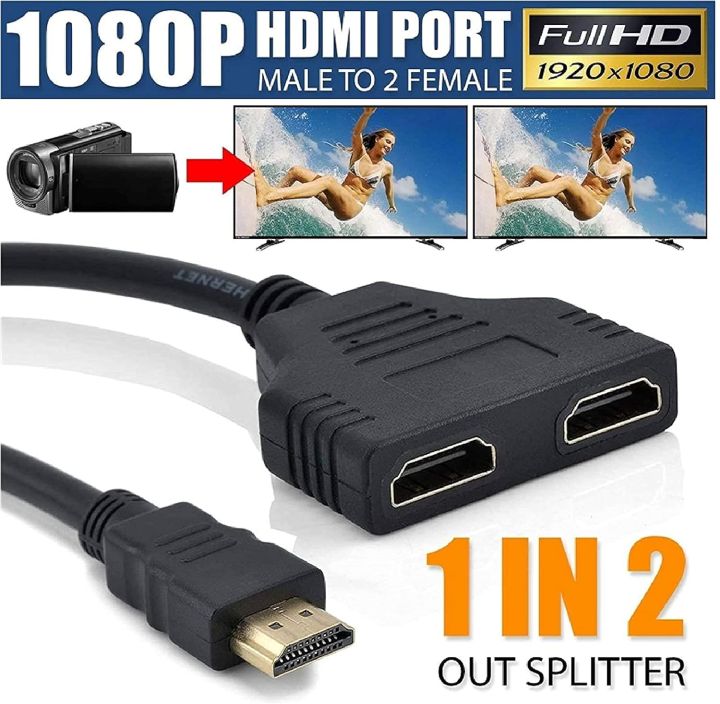 HDMI%20Splitter%20Adapter%20Cable%20,%20Dual%20HDMI%20Port%20Y%20Splitter%201%20In%202%20Out%20/%20HDMI%20Male%20To%20HDMI%20Female%201%20To%202%20Way%20for%20HDMI%20HD,%20LED,%20LCD,%20TV,PS3%20-%20Image%207