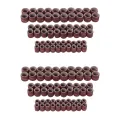 132 Pcs Drum Sanders Set Including 120 Pcs Sanding Bands and 12 Pcs Drum Mandrels. 