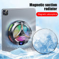 KOKKO X42 Cell Phone Cooler Fan With Temperature Digital Display Cooler Customized RGB Lighting Semiconductor Heatsink Cooling. 