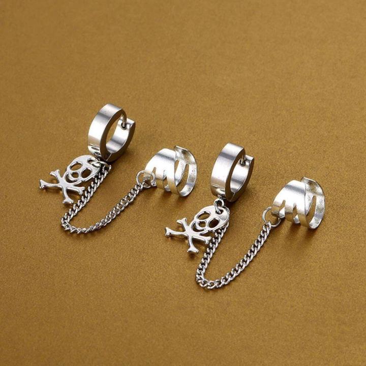 %E3%80%90ThinkWay%E3%80%91hikaw%20for%20women%20earings%20for%20women%20earrings%20earrings%20korean%20style%20Women%20Ear%20StudsFashion%20Earrings%20Hollow%20Star%20Men%20Ear%20Buckles%20Chain%20Stainless%20Steel%20Pentagram%20Cross%20Earrings%20Men%20Earrings%20Men%20Ear%20Clip%20Korean%20Style%20Earrings%20-%20Image%208