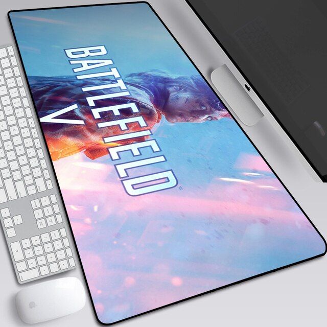 Large Pad Mouse Gamer Game Mat Locking Computer Battle Edge Field Keyboard Anime Mice Mousepad(Style 5_30X70X0.3Cm)