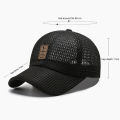 Uni Cap Mesh Design Pure Color Uni Hat. 