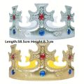 king crown Adult Children Birthday Crown Hat Gold King Diamond Headdress Hair Accessories Cake DecorParty Hats. 