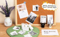 57x25mm Mini Printer Paper Thermal Label Sticker Color Photo White Self-Adhesive Paper For Mini Portable Pocket Mobile Printer. 
