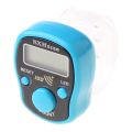 LED Finger Tally Counter Digital Electronic Tasbeeh Counters Lap Track Handheld Clicker with Ring Digits Display Gift. 