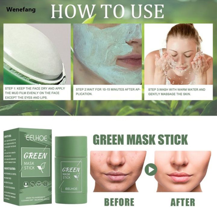Wenefang%20Hot%20Green%20Tea%20Solid%20Cleansing%20Mask%20Dispel%20Acne%20Blemish%20Mark%20New%20Remove%20Blackhead%20Acne%20Smearing%20Mud%20Film%20Hydrating%20Mask%20-%20Image%203
