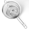 【Hot】 Fine Mesh Stainless Steel Strainer Sieve Juice Egg Filter Colanders Coffee Tea Vegtables Filtering Food Kitchen Accessories. 