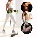 Revoflex Ab Wheel Home Gym - Green Ab Wheel Roller Sport Bodybuilding Revoflex Xtreme Dobule Wheels AB Roller Pull Rope Abdominal Trainer Gym Equipment Abs Trainer. 