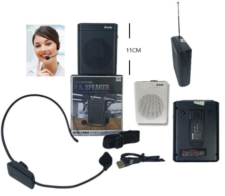BTS-1383%20Wireless%20UHF%20Headset%20Microphone%20with%20Portable%20Speaker%20-%20Image%205
