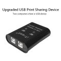 hub converter-2 x USB printer sharing device
2 x Instruction manual-black. 