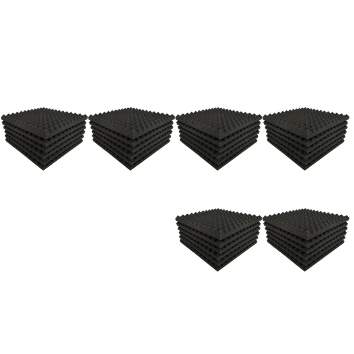 ARELENE 72 Pack Pyramid Shape Soundproof Foam Sound Proof Padding ...