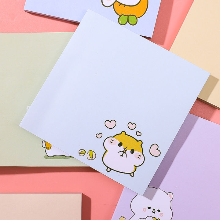 80%20Sheet/book%20Kawaii%20Cartoon%20Memo%20Note%20Paper%20Message%20Cute%20Decorative%20Notepad%20Office%20Stationery%20-%20Image%205