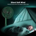 DoomHot Rechargeable Fan Mini Electric Foldable Telescopic Fan Low Noise Portable Folding Small Desktop Fan High Batt-ery Life USB Rechargeable Floor Fan For Student Dormitory Home Outdoor Camping Office. 