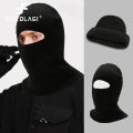 Winter Men Thicken Knitted Warm Hat Outdoor Ski Mask Beanie Full Face Cover Windproof Man Ear Protection Cap. 