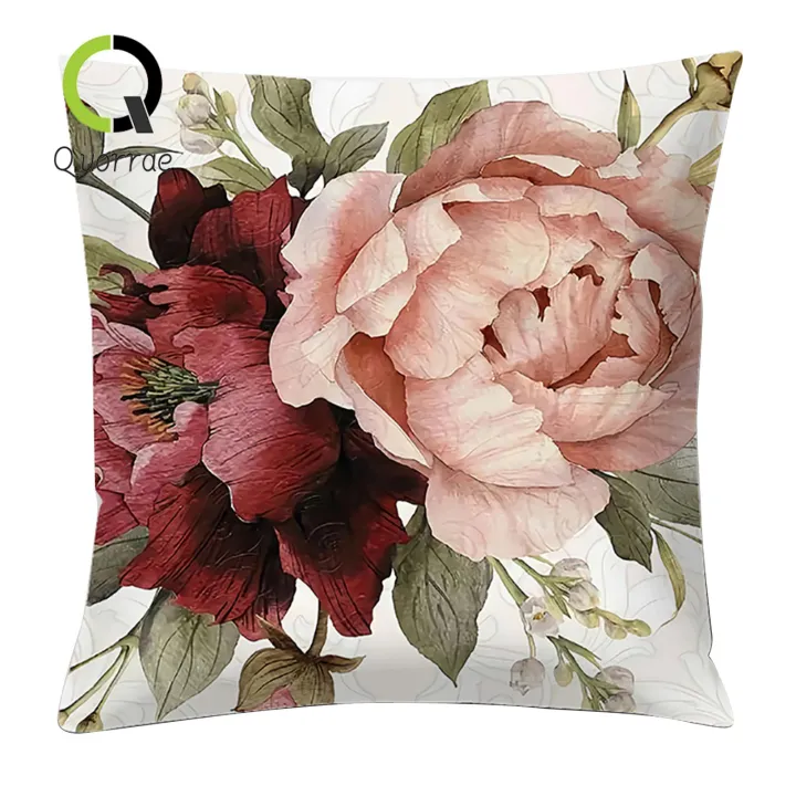 Quorrae%20Cushion%20Case%20with%20Floral%20Pattern%20Aesthetic%20Soft%20Texture%20Polyester%20Pillow%20Case,%20Machine%20Washable%20for%20Home%20Decor%20-%20Image%205