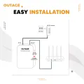 12V Uninterruptible Power Supply - Mini UPS/ Power Backup/ Battery Backup for 4G Fibre Router / Router UPS / DC UPS [OUTAGE HR-NPJ012-LCE] [LUCID EDITION] [12V 1A] [Made in Sri Lanka]. 