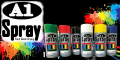 A1 SPRAY PAINT 400ML (12 BOTTLES, 1 BOX), CHOOSE COLORS. 