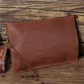 Men's Clutch Bags for men Genuine Leather Hand Bag Male Long Money Wallets Mobile Phone Pouch Man Party Clutch Card Holder. 