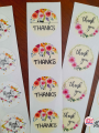 Thank you stickers, stickers, thank you tag, 270pcs. 