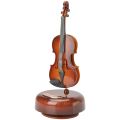 Violin Music Box, Rotating Musical Base, Classical Music Box Instrument, Gift for Boys Girls Birthday Christmas. 