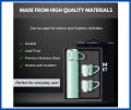 Green Vacuum Flask Set, 3 in 1 Vacuum Insulated Thermo Flasks 500ml with 3 cups Gift Set (in Gift Box). 