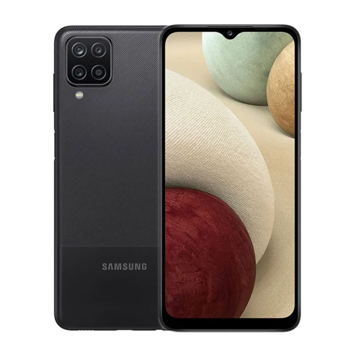 Samsung Galaxy A12 4GB RAM 128GB Black TRCSL Approved 1 Year Company Warranty Srilanka