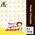 Kinder Chocolate 8 Bar (8 x 12.5g). 