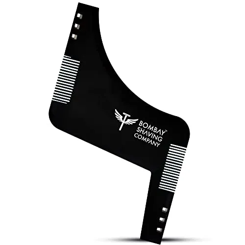 Bombay Shaving Company Beard Shaper Tool With Comb For Men | Home And Salon Use | Beard Care Styling Comb | Black Color | Pack Of 1 FROM INDIA (SAM)