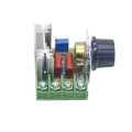 AC 220V 2000W SCR Voltage Regulator Dimming Dimmers Motor Speed Controller Thermostat Electronic Voltage Regulator Module. 