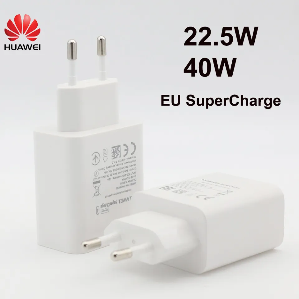 Huawei P20 Pro Charger Original HUAWEI Fast Charger 40W EU US