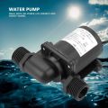 Brushless Water Pump, JT-800D-12 DC Water Pump 12V 1.5A 750L/H Pump for Aquarium Fountain Small Fish Pond Circulation System. 