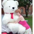 GAS 10 ft Teddy Bear - White. 
