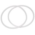 NANLIY Silicone gasket Sealing ring for pressure cooker 22 cm inner diameter, 2 pieces, transparent. 