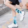 Tie Dye Socks Fashion Tie Dye Socks For Men And Women Cotton Colorful Hip Hop Skateboard Funny Happy Soft Girls Socks. 