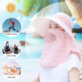 Sun Hat Female Summer Hat Cover Face Breathable Sun Hat All-match Summer Hat with Big Rim Anti-ultraviolet Cycling Sunhat. 