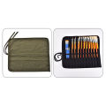 Multifunctional Roll Up Canvas Paint Brush Storage Case High-grade Watercolor Oil Acyrlic Pencil Bag Stationery Tool Storage Bag. 