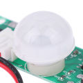 1Pc 3.7V DIY Solar Lamp Board Control Sensor Night Light Module Controller Infrared Human Body Induction Solar Circuit Board. 