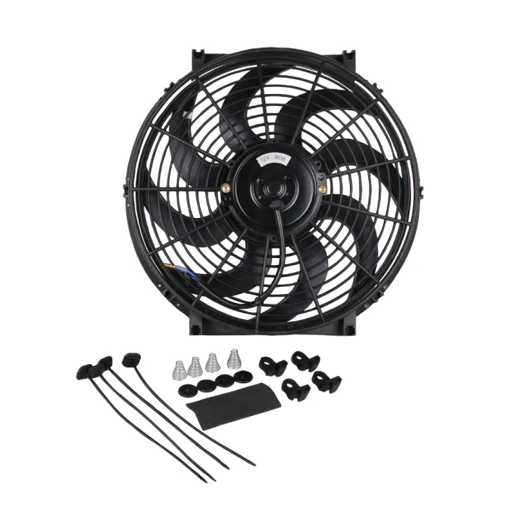 KOGEEK%20CF003-BK%2014%20inch%2090W%2012V%20Universal%20Car%20Slim%20Reversible%20Electric%20Radiator%20Cooling%20Fan%20Push%20Pull%20with%20Mounting%20Kit%20-%20Image%208