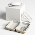 Portable Bathroom Soap Dishes With Lid Home Plastic Soap Box Leak-Proof Keeps Dry Soap Dish Travel Essentials 1Pcs. 